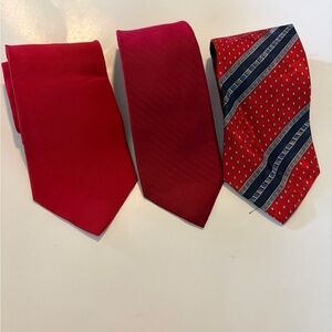 Vintage Silk Ties Reds 3/$12
